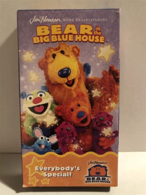 Jim Henson S Bear In The Big Blue House Everybody S Special Vhs 2002 Tested Eur 11 81