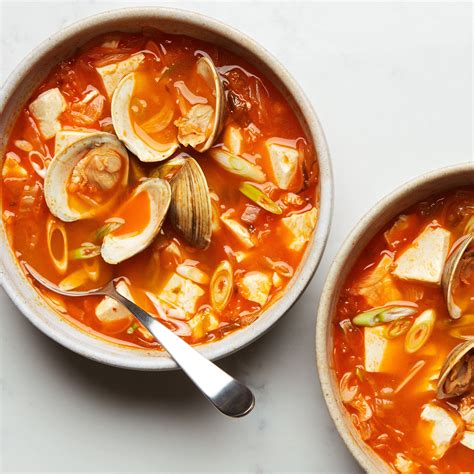 Kimchi Soup With Clams Recipe Epicurious