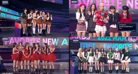 2022 Mama 어워즈 아이브·르세라핌·엔믹스·케플러 페이보릿 뉴 아티스트 수상 유수연 기자 톱스타뉴스