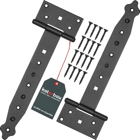 KOTARBAU Lot de 2 Charnières 150 mm Revêtement en Poudre