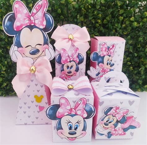 Kit Festa Minnie Rosa Aquarela 25 Peças Elo7 Produtos Especiais