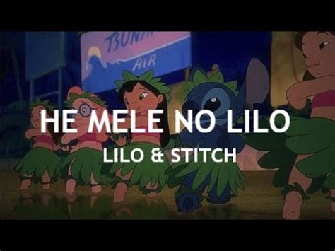 Lilo Stitch He Mele No Lilo Legendado PT BR YouTube