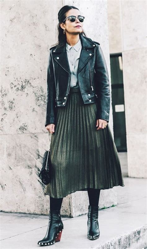 Outfits With Pleated Skirt Glamsugar Style Fashion Street Style