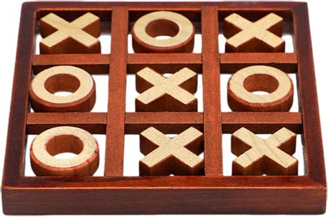 Dificato Gioco Tic Tac Toe In Legno Gioco Di Puzzle Giocattolo Tic Tac