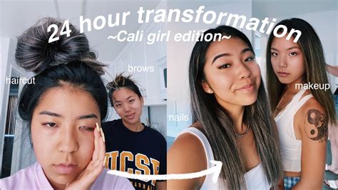 24 HOUR TRANSFORMATION GLOW UP WITH US YouTube