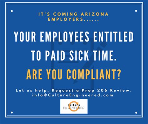 Dangers Of Arizona Prop 206 Paid Sick Leave Culture Engineered