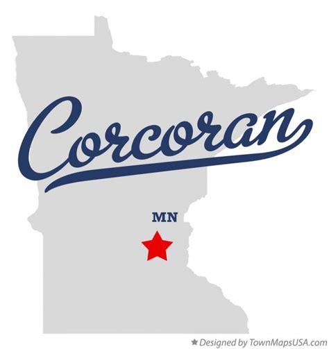 Map of Corcoran, MN, Minnesota