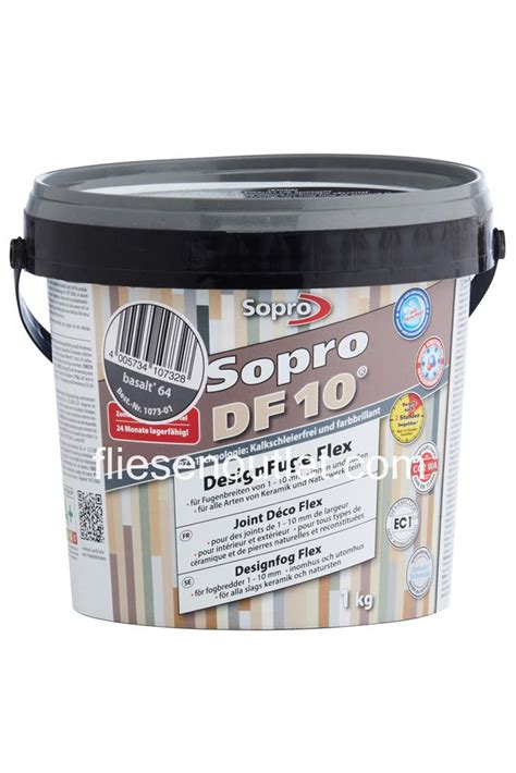 Sopro DF 10 DesignFuge Flex Basalt 64 1KG 107301 SB