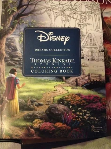 Disney Dreams Collection Thomas Kinkade Studios Coloring Book