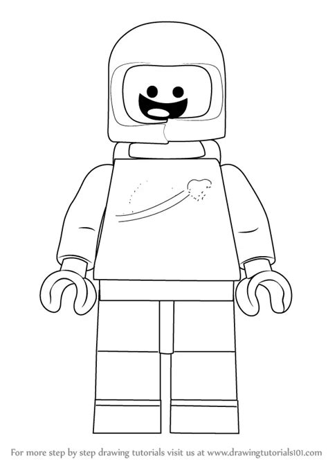 How to Draw Benny from The LEGO Movie (The Lego Movie) Step by Step | DrawingTutorials101.com