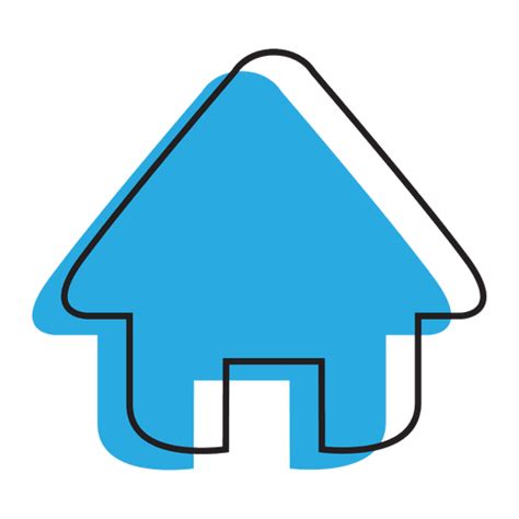 Blue Home Icon At Collection Of Blue Home Icon Free