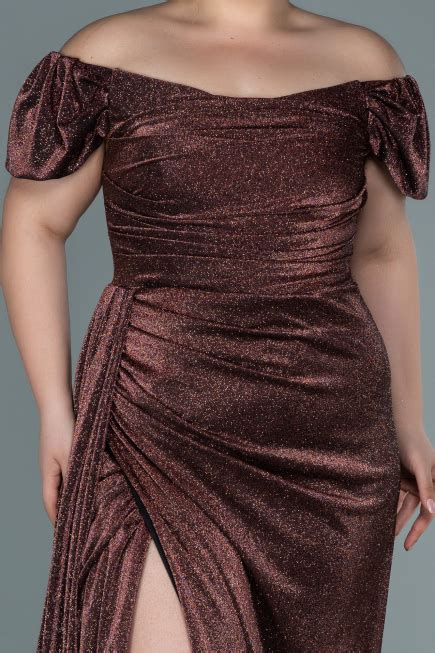 Long Burgundy Plus Size Evening Dress Abu2658