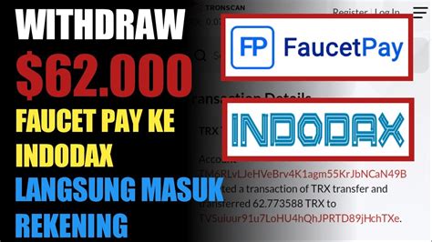 Cara Withdraw Faucet Pay Ke Indodax Terbaru YouTube