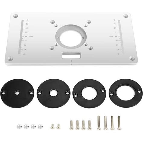 Plaque D Insertion Table Toupie Aluminium D Fonceuse Multifonction