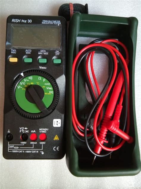 RISHABH Rish Insu 20A Digital Insulation Tester With AC Adapter