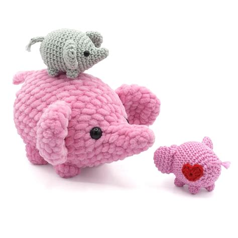 Free Elephant Crochet Pattern Diy Fluffies Amigurumi Patterns