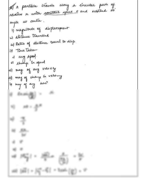 Solution Kinematics Detailed Handwritten Notes With Questions Studypool