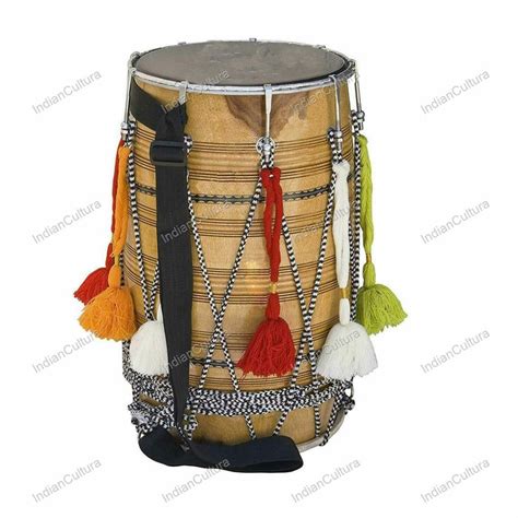 Festivity Musical Punjab Bhangra Dhol Mango Wood Musical Instruments