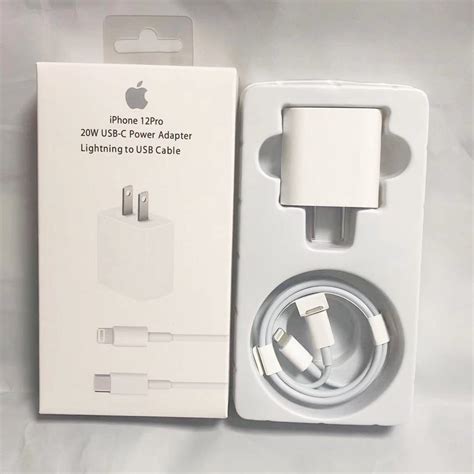 Adaptador De Corriente USB C De 20 W Con Apple Shell Cargador Adaptador