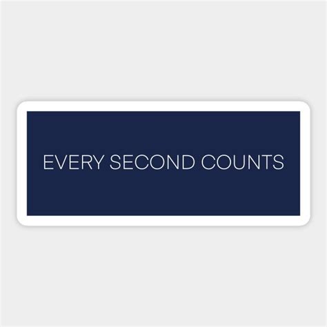 Every Second Counts By P7 Illustrations Cute Laptop Stickers Tattoo