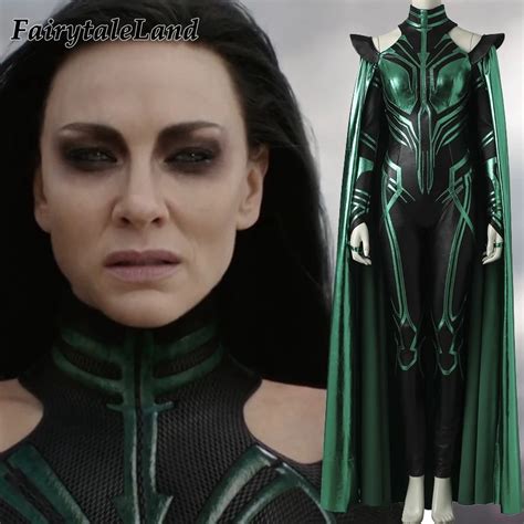 Thor Ragnarok Hela Cosplay Costume Fancy Women Sexy Jumpsuit Cosplay