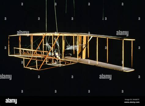 Wright Flyer Hanging In The Milestone Of Flight Gallery In