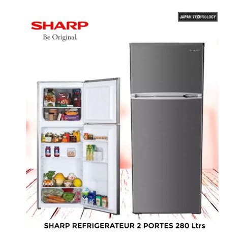 Refrigerateur Sharp 2portes Gris Sj Dc280 Hs2 Bara Mboup Electronics