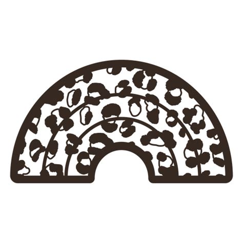 Design Png E Svg De Design Animal Dramático Com Manchas Em Moldura Em