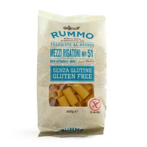 Pasta Rummo Gluten Free Mezzi Rigat Oni Diforti Italian Food Online