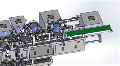 【老龙】机械自动化非标设备 全自动马达生产线3d模型下载三维模型solidworks模型 制造云 产品模型