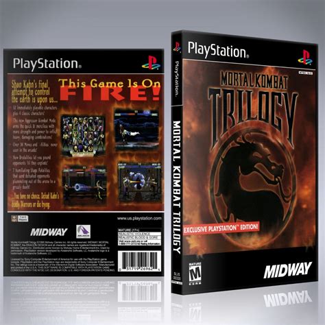 Ps1 Case No Game Mortal Kombat Trilogy Ebay