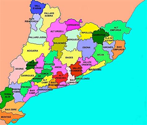 Grupo Barricada Industrializar mapa comarques de catalunya plato ...