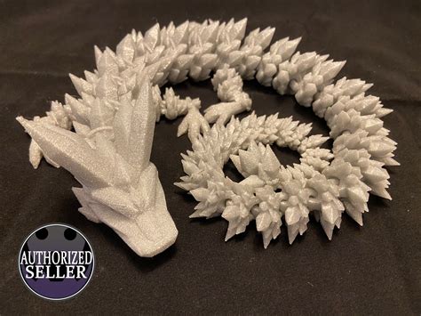 D Printed Articulating Crystal Dragon Design By Etsy