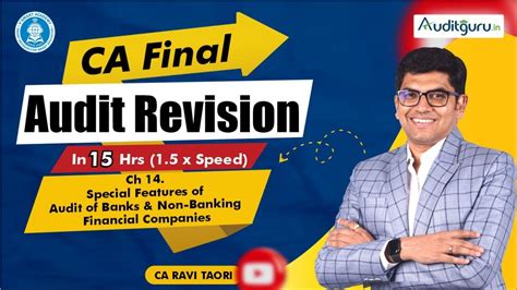 CA Final Audit Revision Ch 14 Bank Audit NBFC Part 2 Hinglish May 24