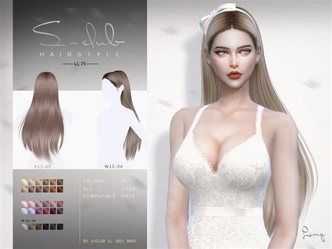 Sclub Ts Hair N Ling The Sims Catalog