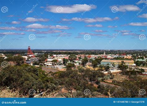 Overview of the Town of Kalgoorlie, Western Australia Stock Photo ...