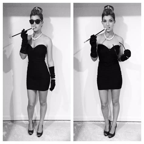 Audrey Hepburn Breakfast At Tiffany S Costume Halloween Coustumes Halloween Inspo College