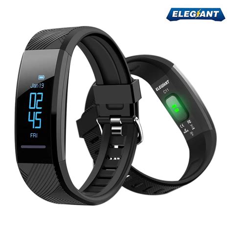 Elegiant Pulsera Inteligente C Con Pantalla T Ctil Monitor De Ritmo