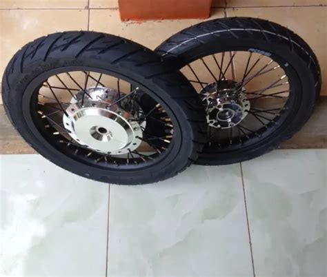 Paketan Velg Jari Jari Plus Ban Honda Scoopy Ukuran Ring