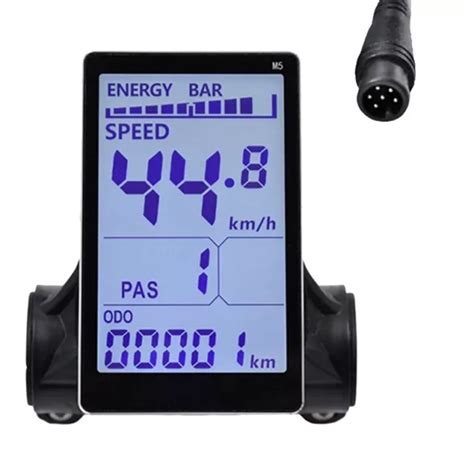 1X M5 COMPTEUR D AFFICHAGE LCD pour VéLo éLectrique 24V 36V 48V 60V E