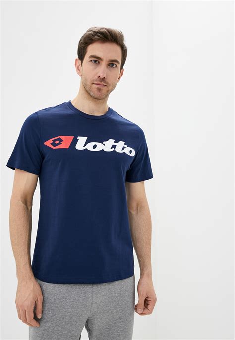 Футболка Lotto LOTTO ATHLETICA DUE TEE LOGO JS цвет синий