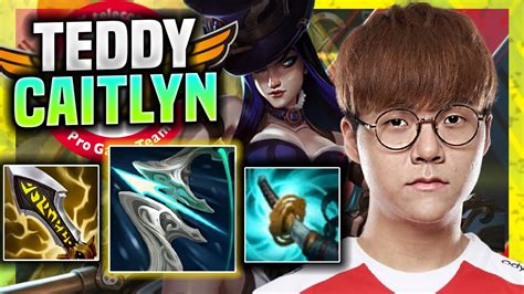 TEDDY IS SO GOOD WITH CAITLYN T1 Teddy Plays Caitlyn ADC Vs Jinx