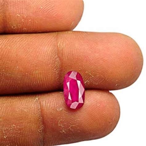 AIGS Certified MOZAMBIQUE Ruby 2 28 Cts Natural Untreated Deep Pinkish