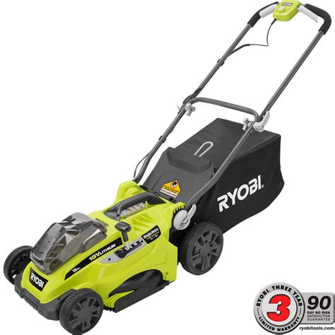 Ryobi 16 In One 18 Volt Lithium Ion Cordless Battery Push Lawn Mower Battery And Charger Not