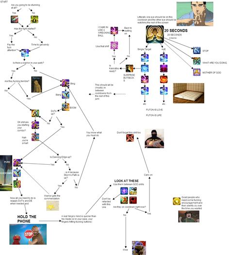 Pro Ninja Flowchart : ffxiv