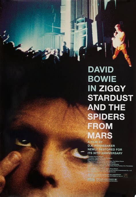 Ziggy Stardust And The Spiders From Mars Original R2002 Us One Sheet