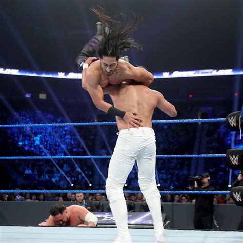 Rey Mysterio Mustafa Ali Vs Samoa Joe Andrade Cien Almas Photos