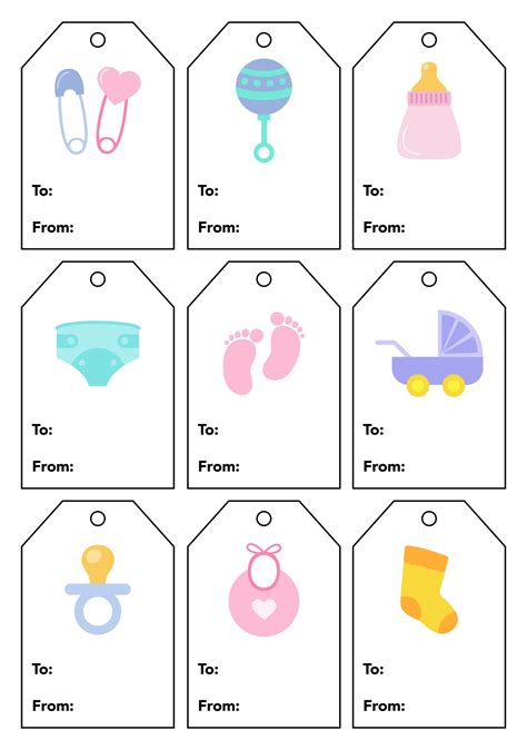 Template For Gift Tags Free Pdf Printables Printablee