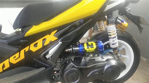 Modif Aerox 155 Pake Stang X Ride YouTube