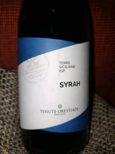 Tenute Orestiadi Syrah Vivino Us